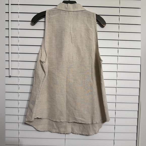 Boston Proper Linen & Viscose sleeveless shirt size XL Excellent condition - Picture 6 of 6